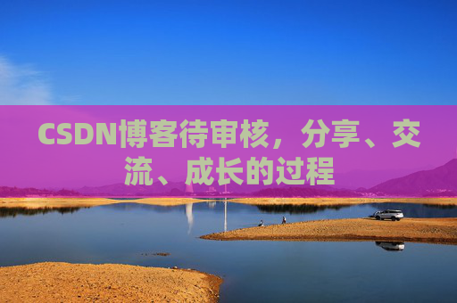 CSDN博客待审核，分享、交流、成长的过程